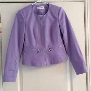 6P Calvin Klein Lilac Blazer